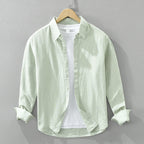 Men’s Linen Collar Shirt