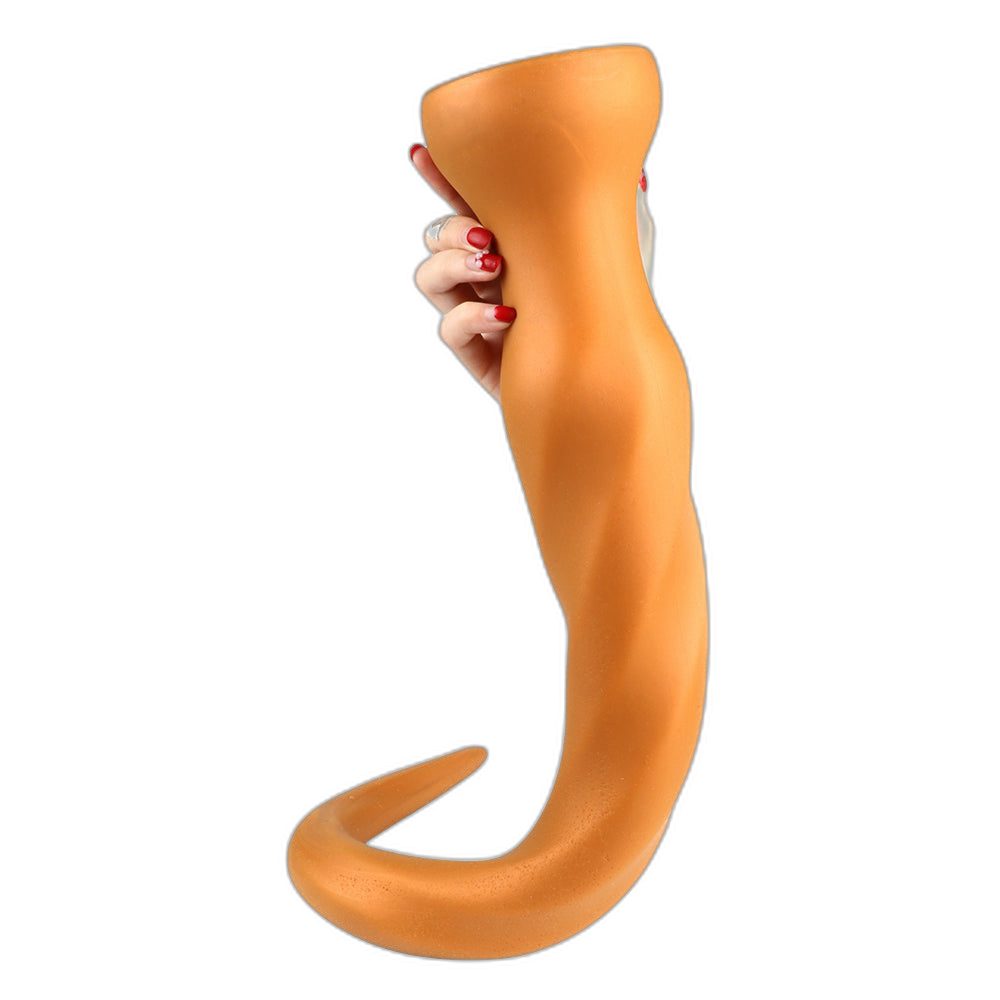 Worm - Long Butt Plug - Spiral Butt Plug - Deep Anal Toy