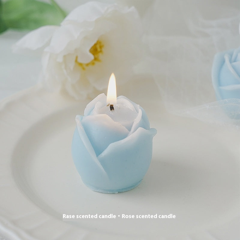 Rose Qixi Valentine's Day Fragrance Birthday Gift Simulation Flower Aromatherapy Candle Atmosphere Gift