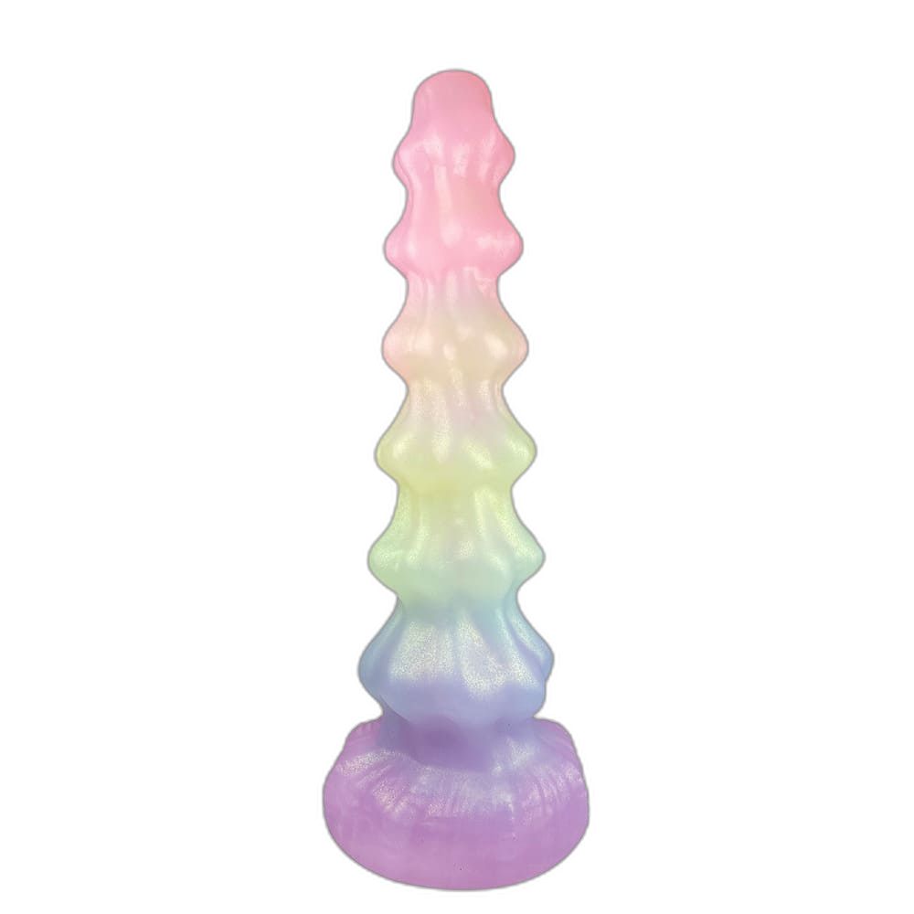 Migo - 10 Inch Knot Dildo - Fantasy Dildo - Alien Dildo with 6 Knots