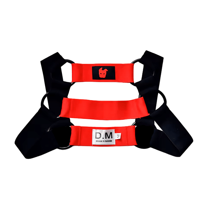 Dog & Master Cross Harness Red