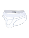 2 Pack Men's Stretch Solid Color Sexy Crotch Single-Layer Briefs