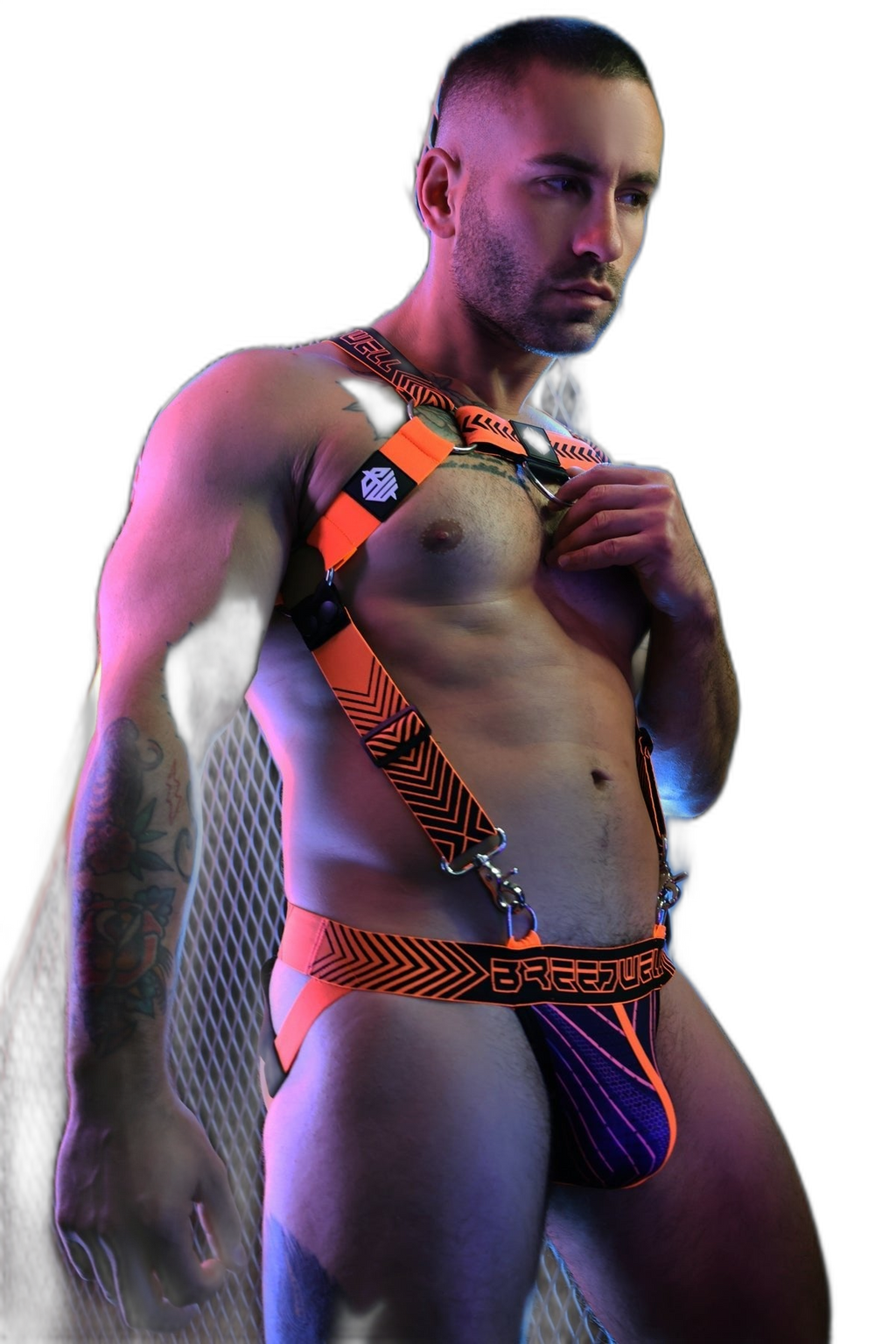 Breedwell Futura Body Harness Neon Orange