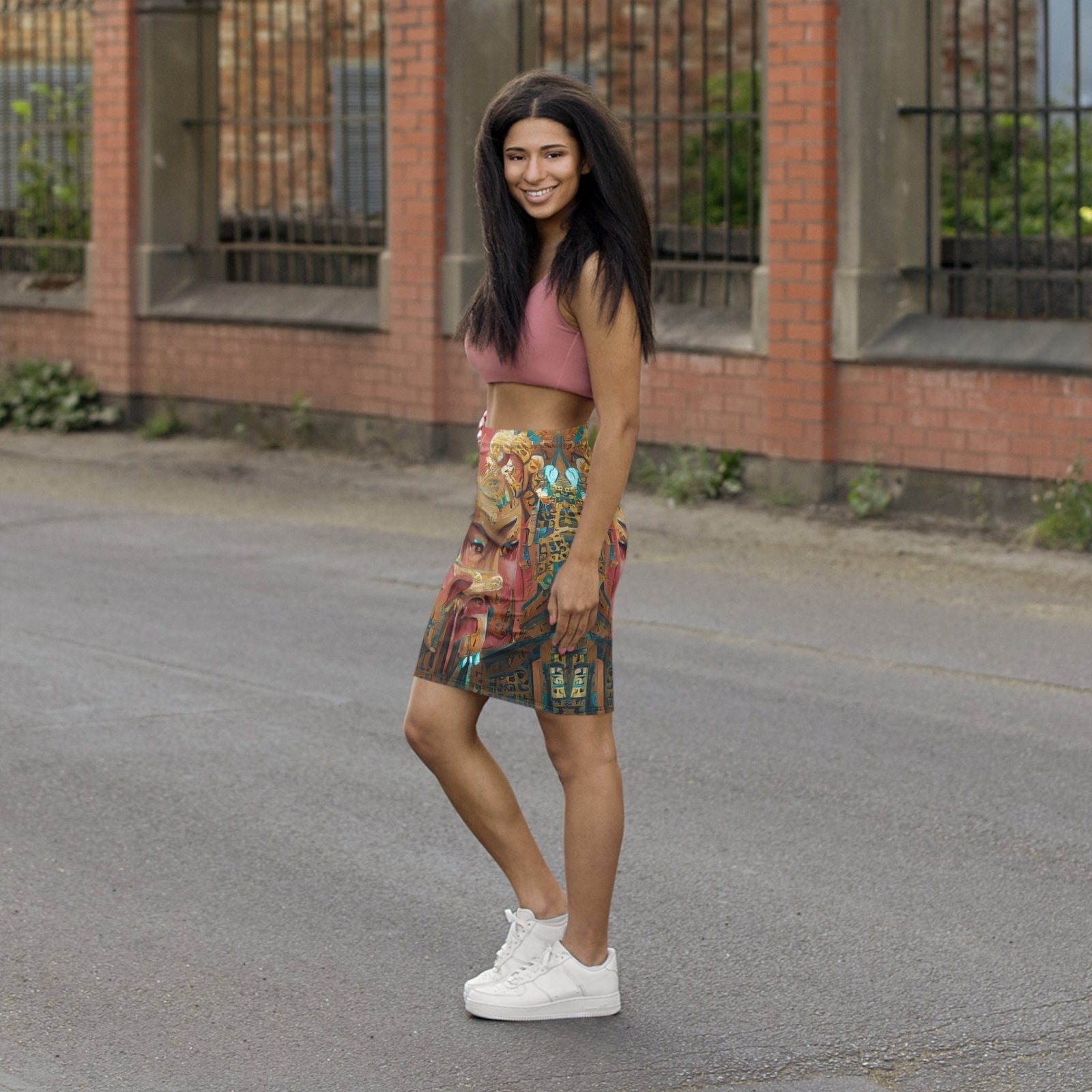 Huángdì - Womens Pencil Skirt - iSAW Company