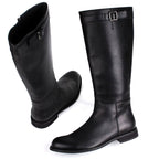 Long cowhide male Martin boots