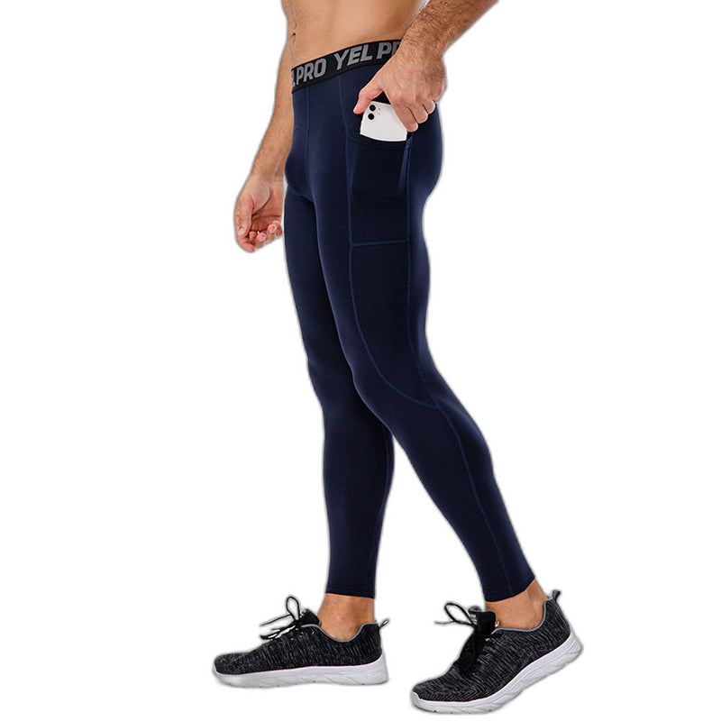Mens Sports Thermal Leggings Compression Base Layer Tights