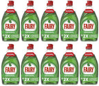 10 x Fairy Original Washing Up Liquid Green With Liftaction 320Ml