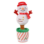 Singing And Speaking Recording Christmas Tree New Electric Plush Toy