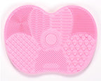 Makeup brush cleaning pad cleaning pad