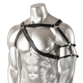 Asymmetric Leather Shoulder Harness