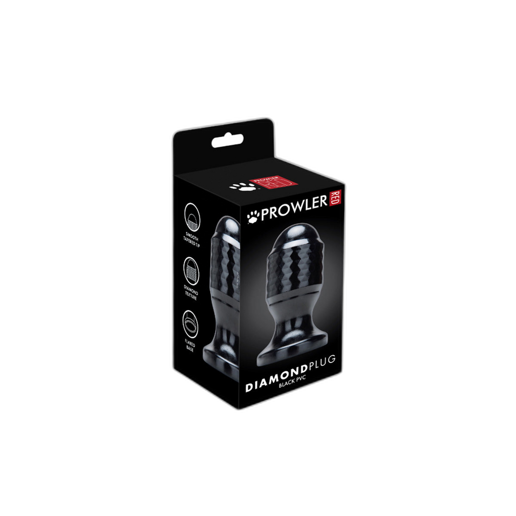 Prowler RED Diamond Butt Plug Black