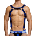Dog & Master Body Harness Blue