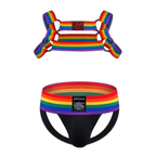 Jockmail Pride Warrior Rainbow Harness Set
