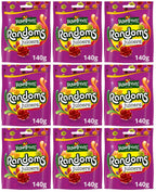 9 x Rowntree's Randoms Juicers Sweets Sharing Bag 140G
