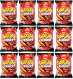12 x Walkers Wotsits Crunchy Sweet & Spicy Snacks Crisps 140G