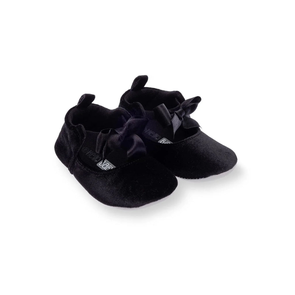 HelloBaby Girls Christmas Pre-Walker Shoes - Black