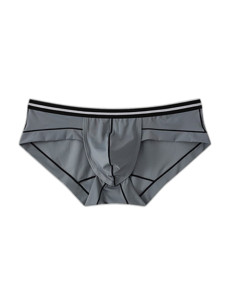3 Pack Men's Semi-Transparent Comfortable Soft Skin-Friendly Minimalist Briefs