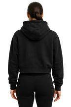 Women's Oversized Lightweight Cropped Hoodie