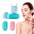 Ice Roller for Face & Skin Care – Reusable Facial Ice Roller for Puffiness, Dark Circles & Glowing Skin