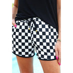 Straight Shorts Women's Simple Drawstring