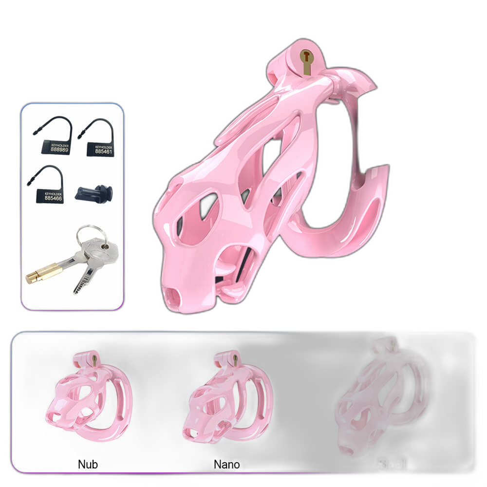 Guard Dog - Male Chastity Cage with Belt