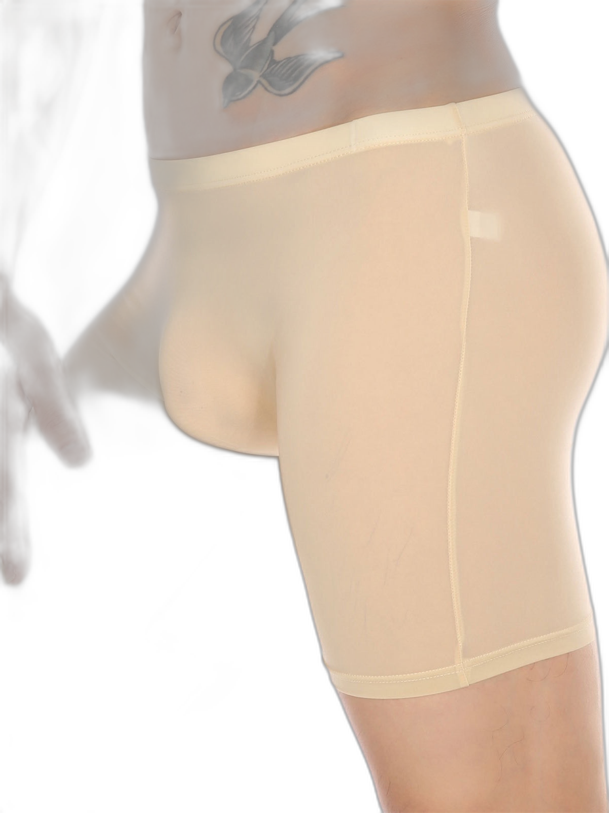 Men's Breathable Silky Seamless Boxer Briefs