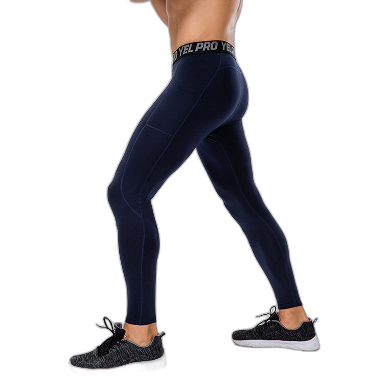 Mens Sports Thermal Leggings Compression Base Layer Tights