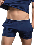 Solid Color Modal Home Boxers for Men