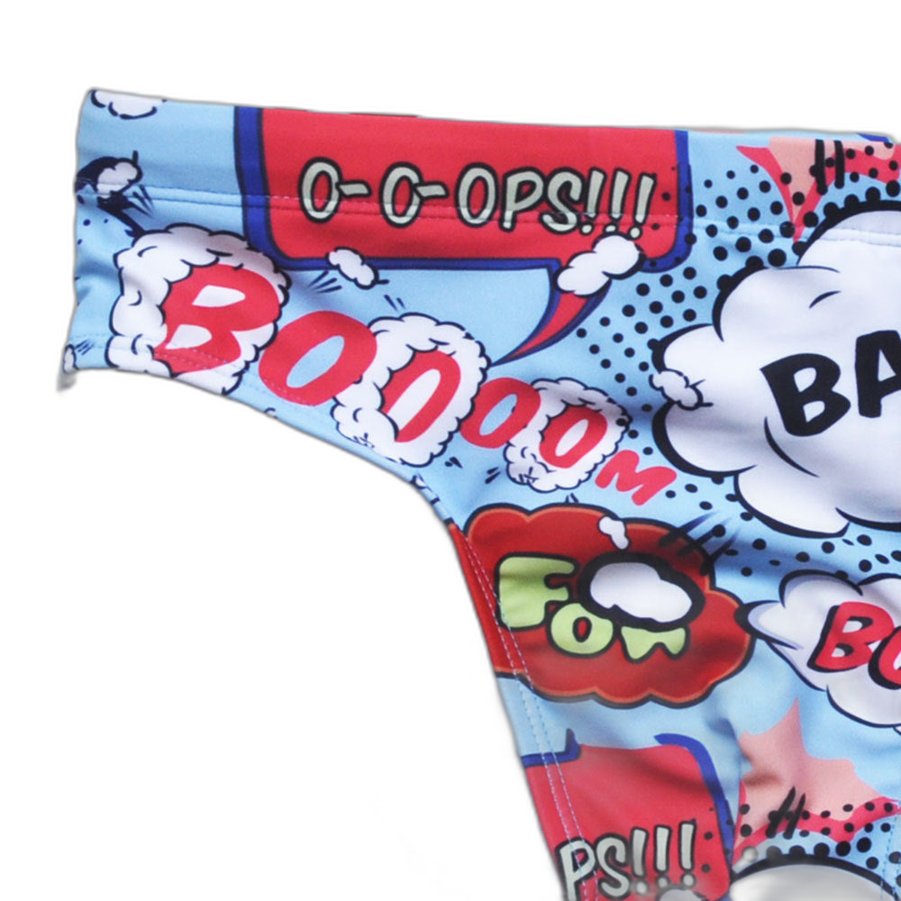 Comic Graphic Swim Briefs