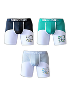 Men's Anti-Chafing Sports Boxer Briefs with Spacious Pouch