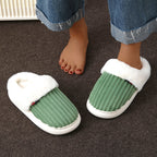 Plush Slippers Winter Thickened Coral Couple