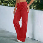 Lightweight Sports Pants Zipper Pocket Exercise Workout Pants