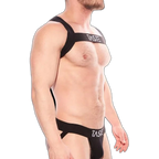 TASTE Signature Elasticated Chest Harness | Black