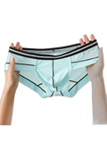 3 Pack Men's Semi-Transparent Comfortable Soft Skin-Friendly Minimalist Briefs