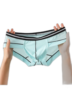 3 Pack Men's Semi-Transparent Comfortable Soft Skin-Friendly Minimalist Briefs