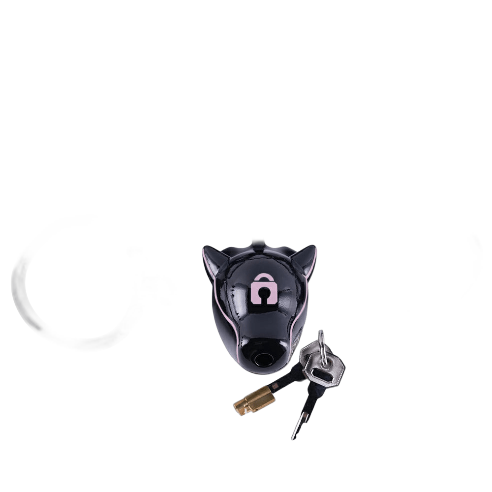 Furjoi Drone Hood Chastity Cage Pink
