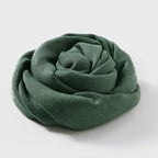Artistic Sunscreen Solid Color Cotton And Linen Scarf
