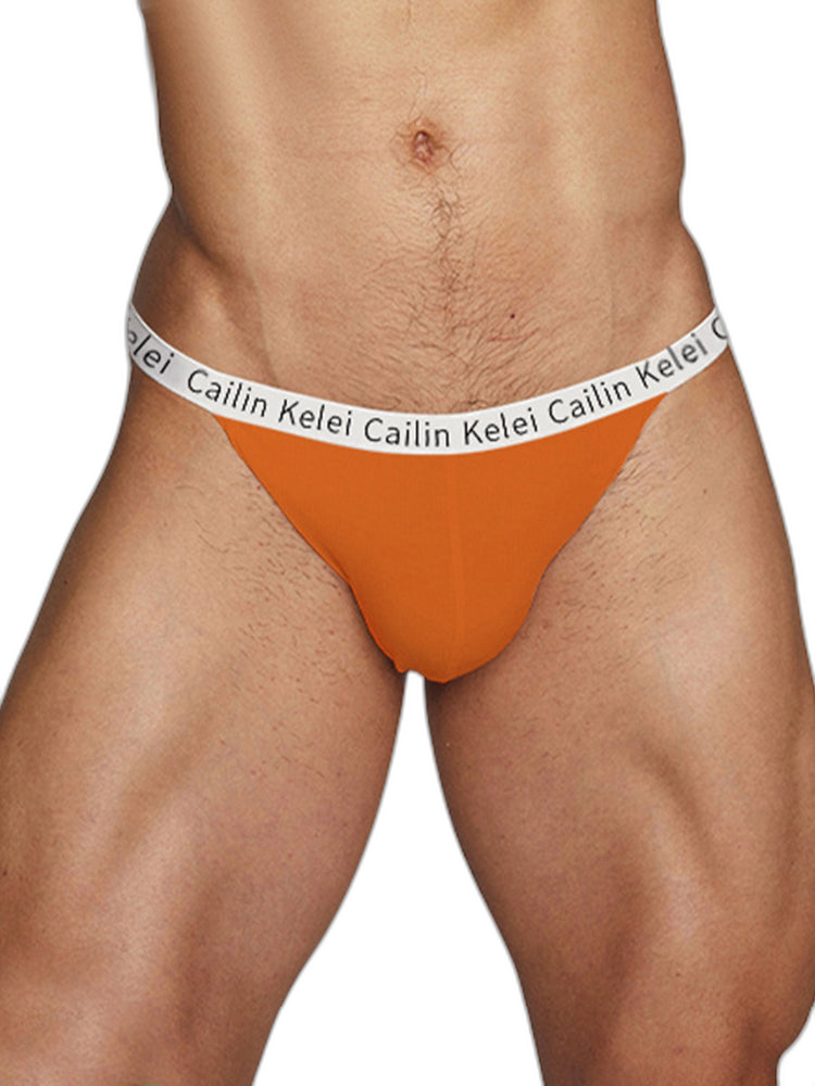 3-pack Men's Ultra Sexy Low Rise U-shaped Convex Pouch Briefs