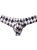 Men’s Low-Rise U-Convex Print Thong