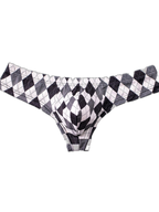 Men’s Low-Rise U-Convex Print Thong