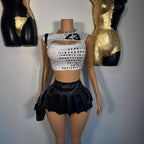 Women's Sexy And Sassy Printed Crew-Neck Top
