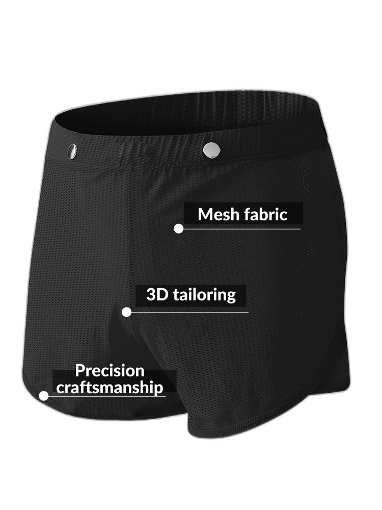 2 Pack Men's Breathable Mesh Boxer Briefs