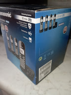 PANASONIC SET OF 4 TELEPHONES WITH ANSWER MACHINE KX-TGC464 IN BOX - PRE-LOVED (Original price £99.99) NOW £24.99 - HUGE SAVINGS