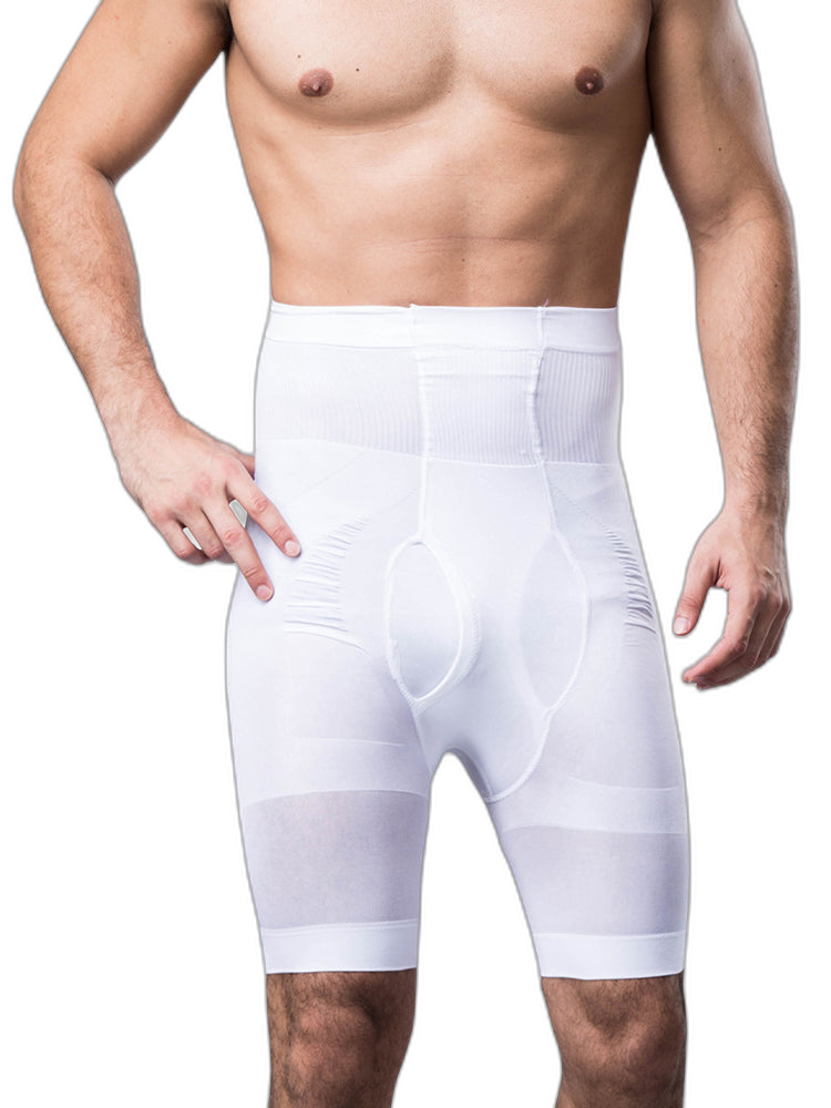 Men's High Waist Tummy Control Shaper Boxer Briefs