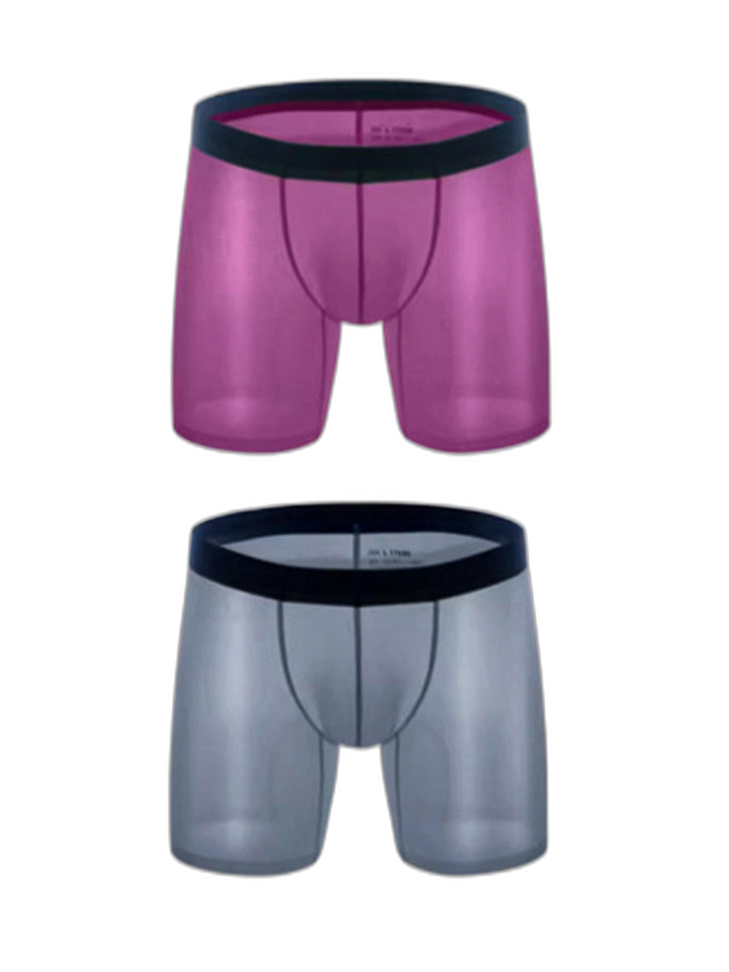 2 Pack Men’s Breathable Athletic Mesh Boxer Briefs