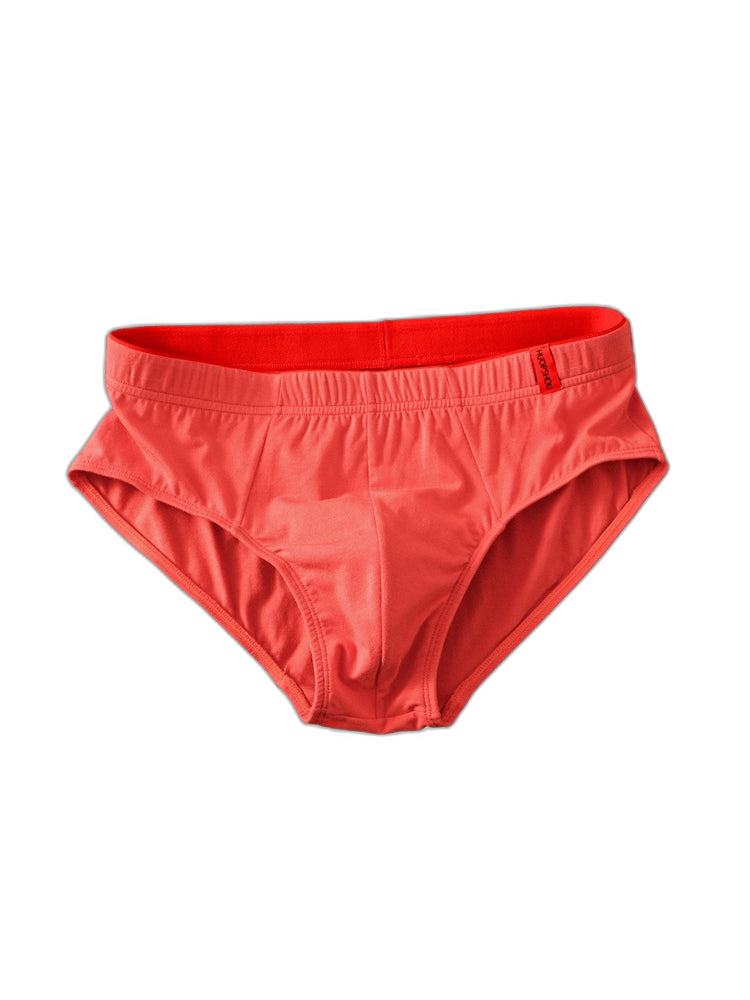 4 Pack Men's Solid Color Cotton Low-Rise Seamless Comfort Briefs