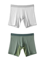 2 Pack Men’s Casual Ice Silk Midway Briefs