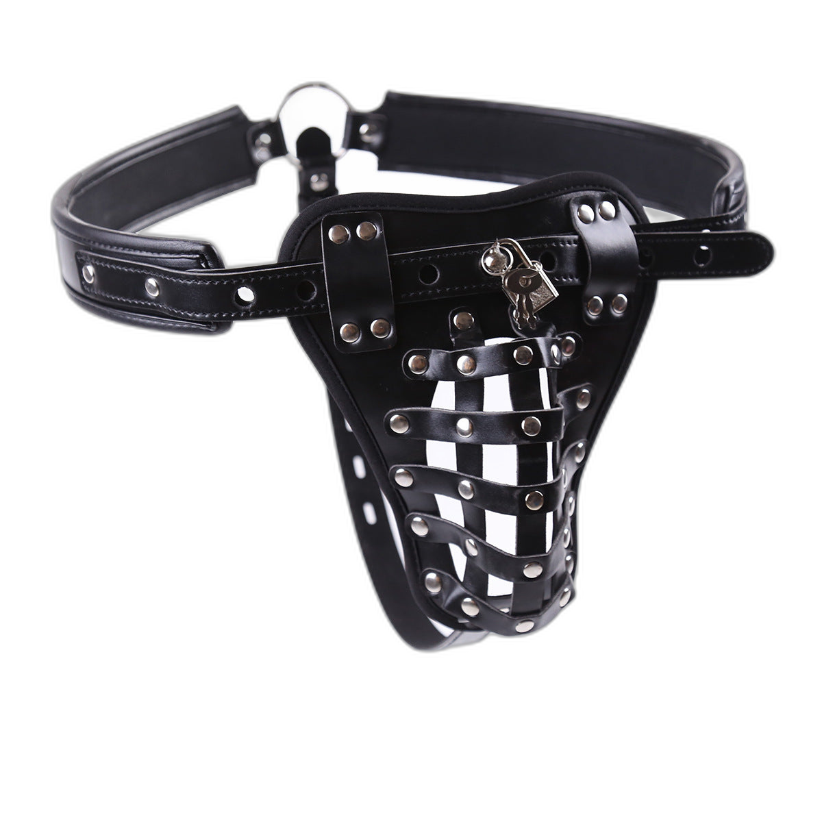 Leather Chastity Jockstrap
