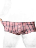 2 Pack Men's Soft Cotton Day-Long Comfort Shape-Retaining Fabric Boxers Shorts