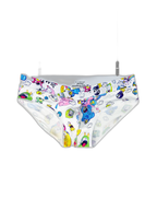 2 Pack Men's Playful Cartoon No-Tag Comfortable and Breathable Briefs